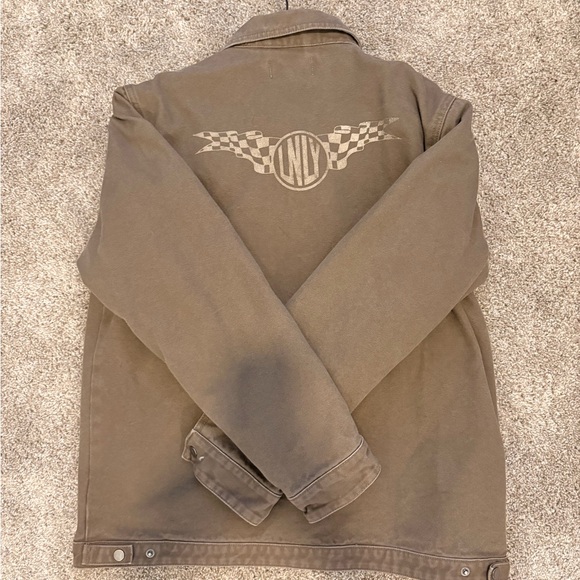 LONELY GHOST Brown Shirt Jacket - Picture 2 of 5